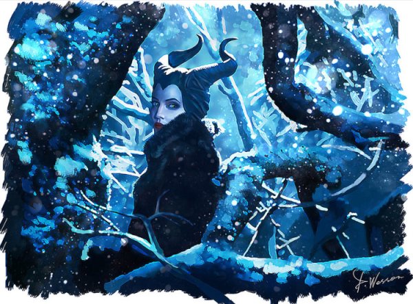 Малефисента арт аниме