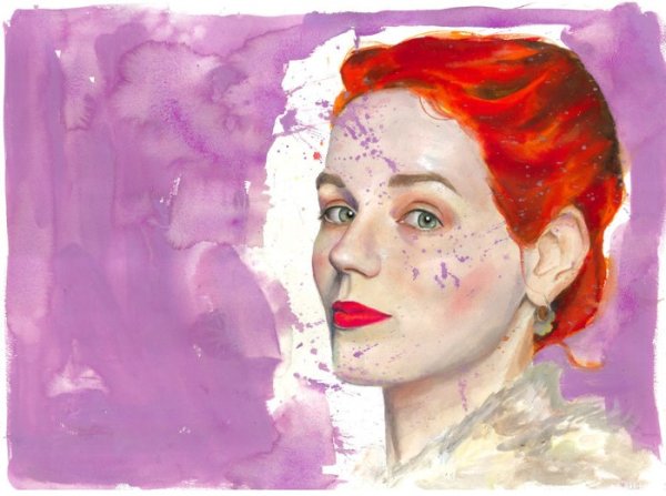 Акварельный портрет