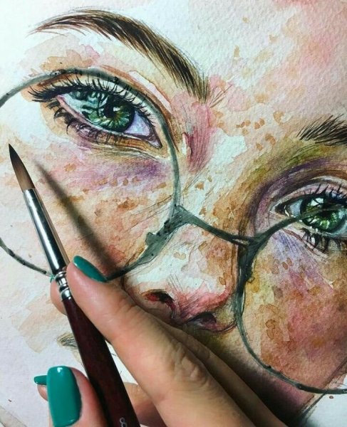 Акварель рисунки профессиональные