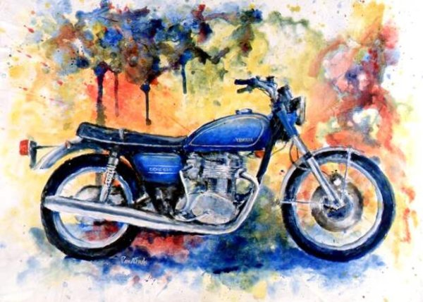 ИЖ Планета 5 мотоцикл арт