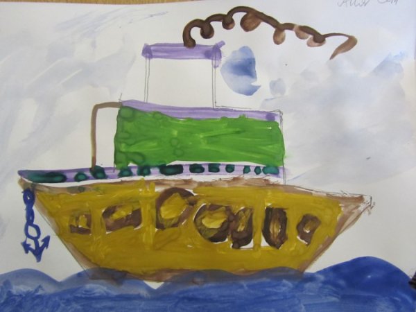 Рисование транспорт старшая группа