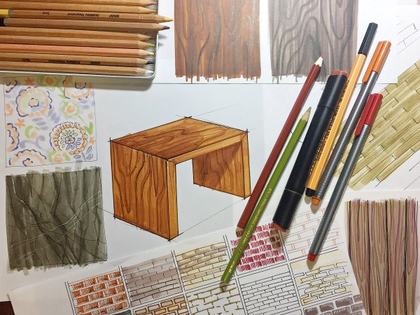 Скетч материалы