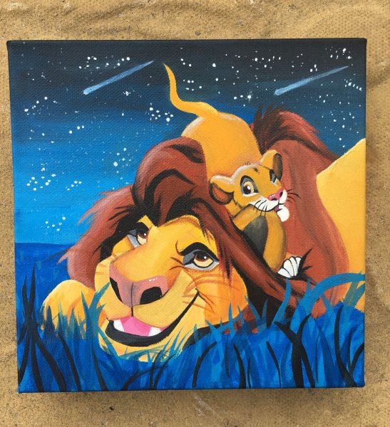 Король Лев Муфаса арт