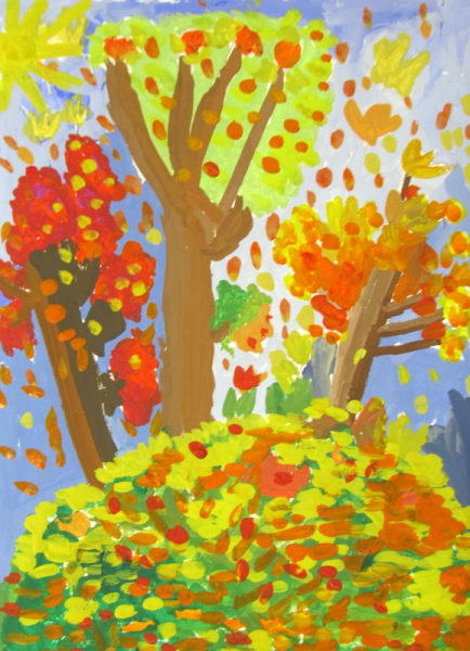 Рисунок на тему осень