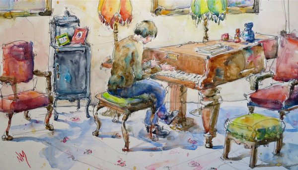 Сюжетная композиция в ДХШ