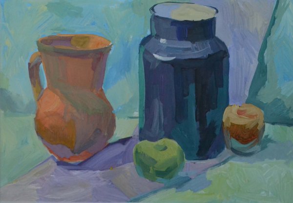 Строгановка живопись гуашь