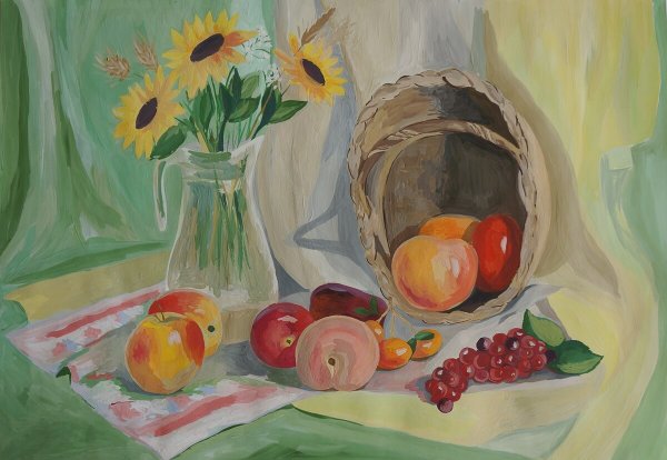 Натюрморт гуашью