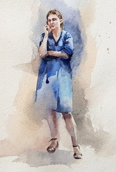 Композиция с фигурой человека