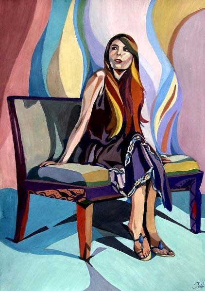 Зарисовки людей акварелью