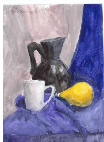 Натюрморт в холодных тонах