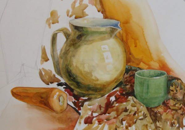 Живописный натюрморт легкий