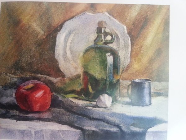 Этапы рисования натюрморта живопись