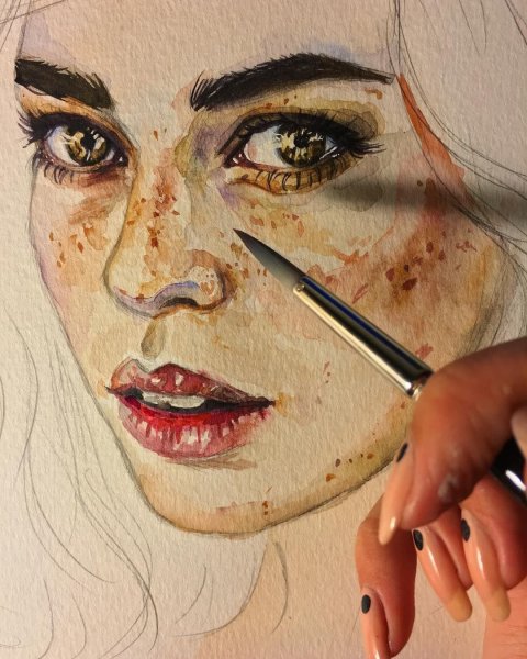 Рисунки людей красками