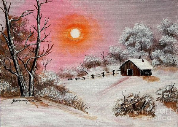 Композиция зимний пейзаж