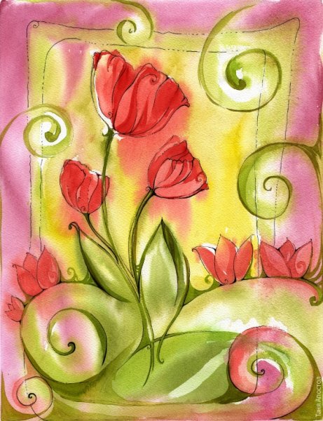 Открытки для рисования