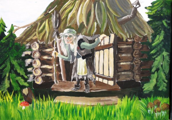 Иллюстрации к сказкам гуашью