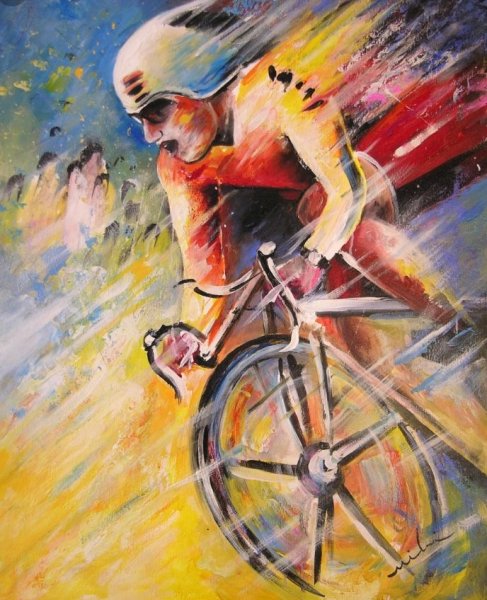 Велосипед в живописи