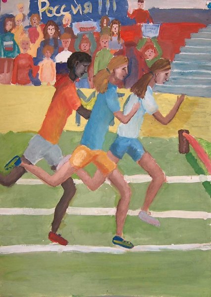 Станковая композиция спорт