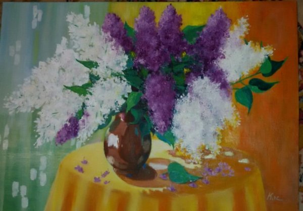 Мастер класс по рисованию сирень гуашью