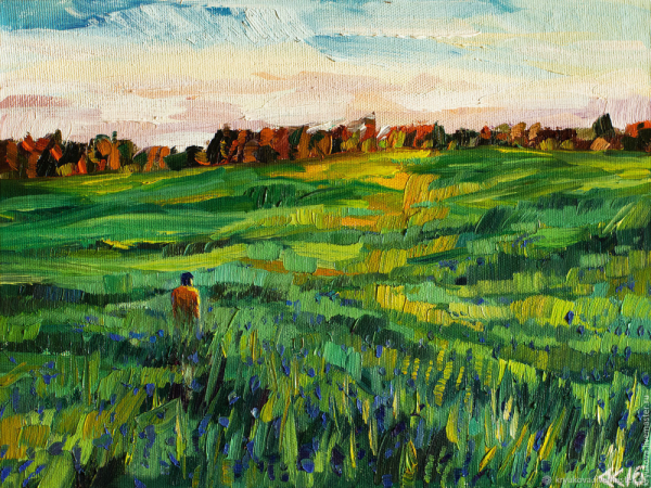 Рисование летнего Луга