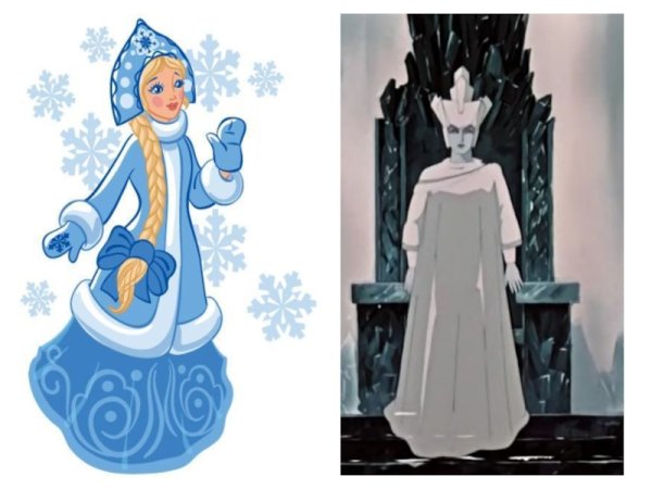 Красивый портрет Снегурочки