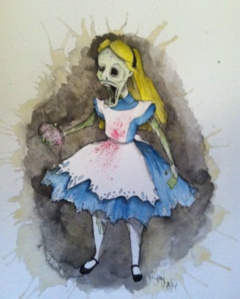 Рисунки из Алисы в стране чудес