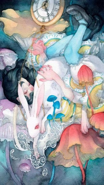 Алиса в стране чудес лучшие иллюстрации