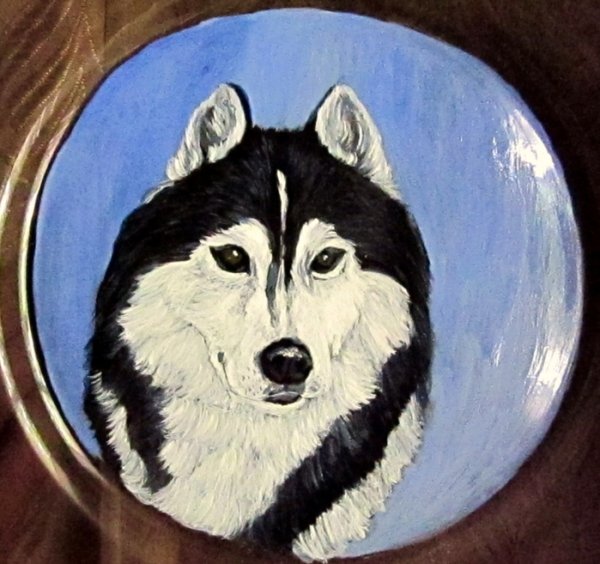 Хаски гуашью