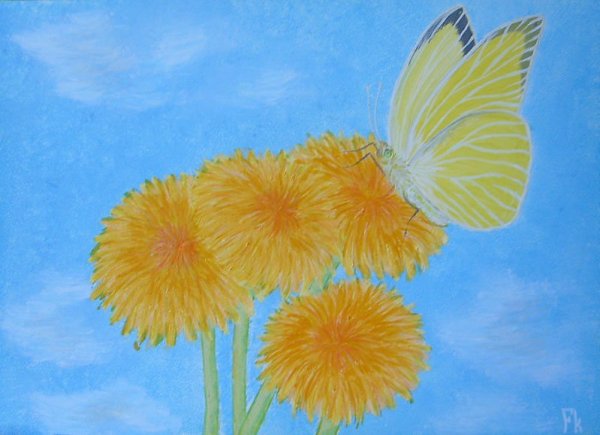 Живопись Ларисса Гамильтон , одуванчики