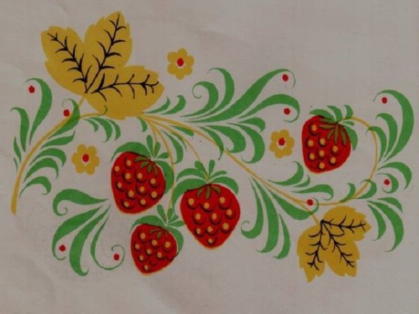 Хохлома для детей подготовительной группы