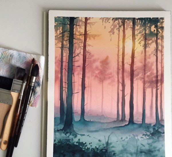 Schmincke акварель выкраска