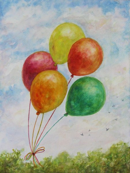 Рисование акварелью для детей