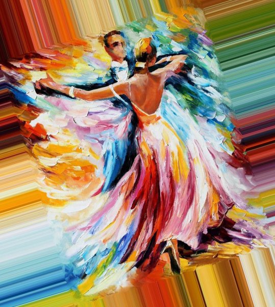 Балерина акрилом