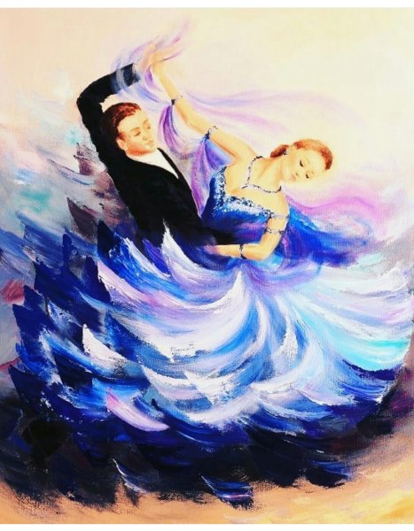 Леонид Афремов картины балерина