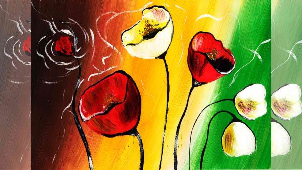 Правополушарное рисование интерьерная картина