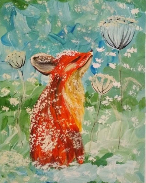 Рисунки гуашью