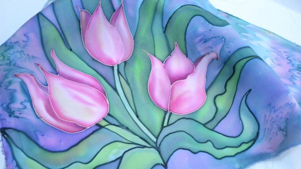 Батик роспись по ткани