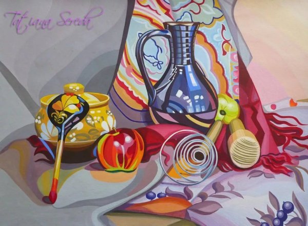 Декоративный натюрморт Строгановка