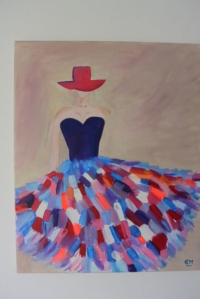 Картина платье