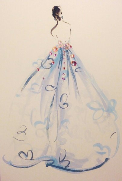 Рисунки художников модельеров