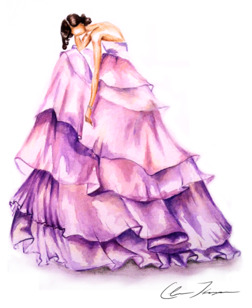 Девушка в платье карандашом