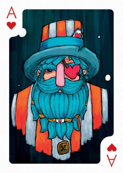 Игральные разрисованные карты тик ток