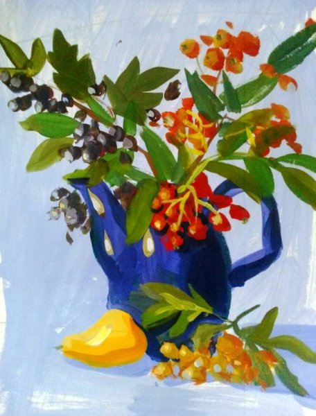 Осенний натюрморт для детей