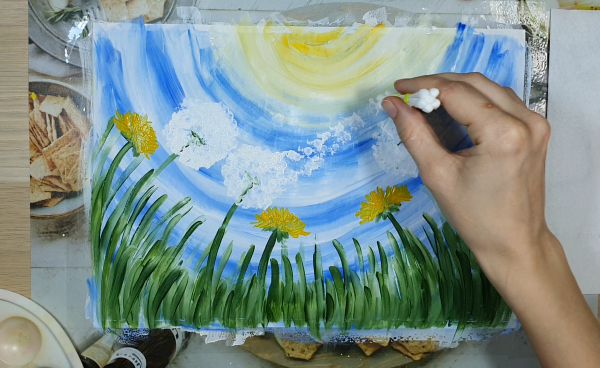 Правополушарное рисование космос