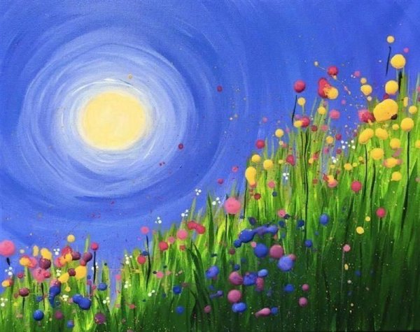 Лето гуашью