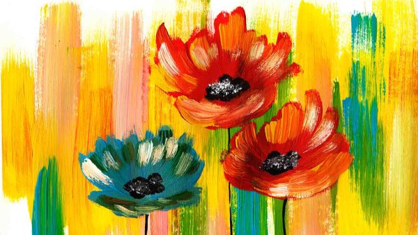 Рисунки гуашью для начинающих