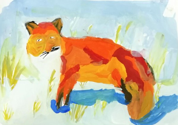 Рисунки гуашью