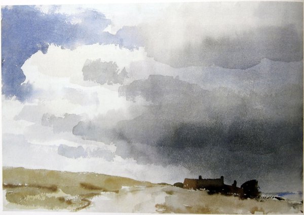 Эдвард сиго акварель облака