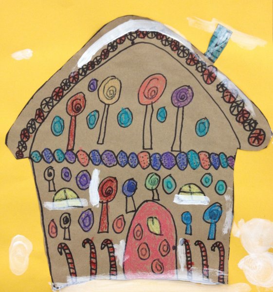 Пряничный домик Шарль Перро иллюстрации