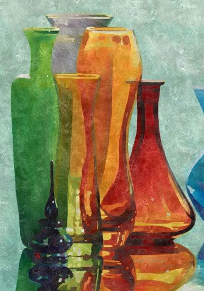 Художник стекло акварелью Пауль Джексон